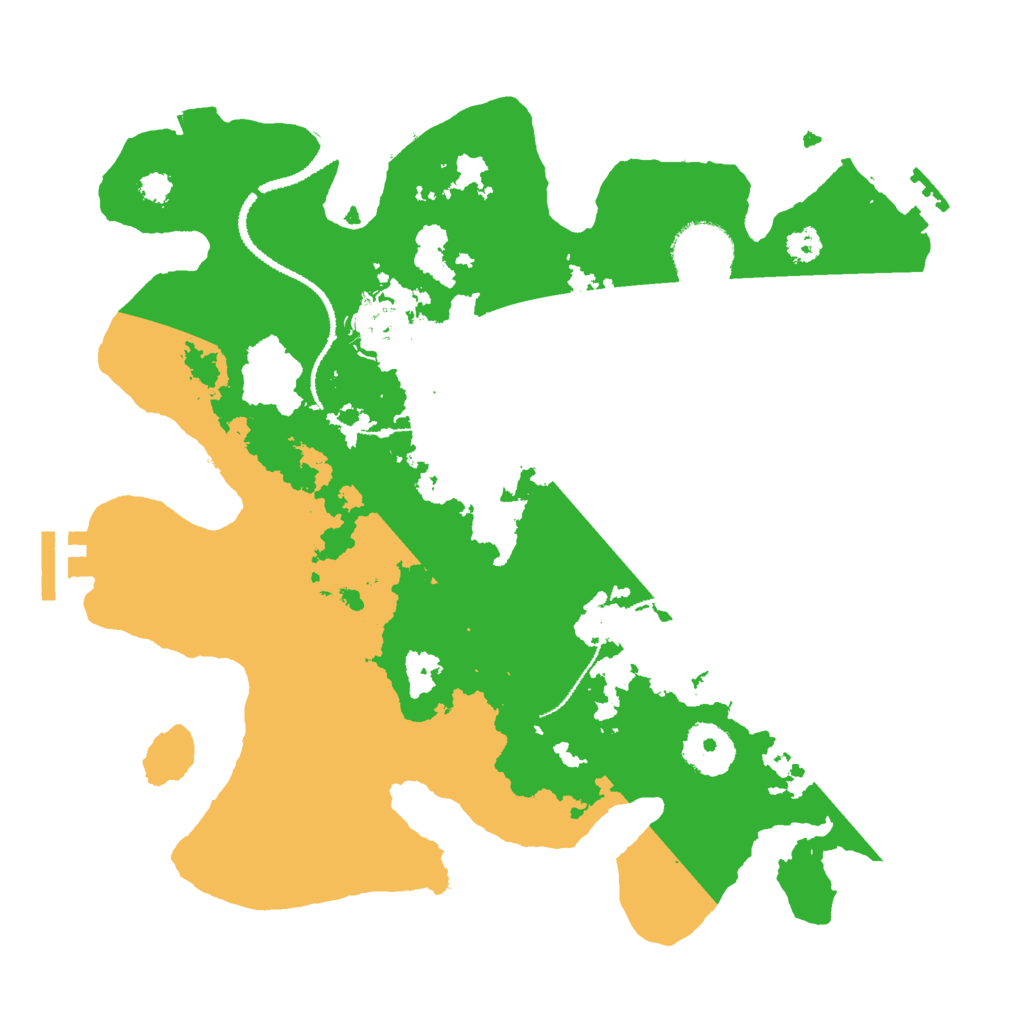 Biome Rust Map: Procedural Map, Size: 3000, Seed: 1375254850
