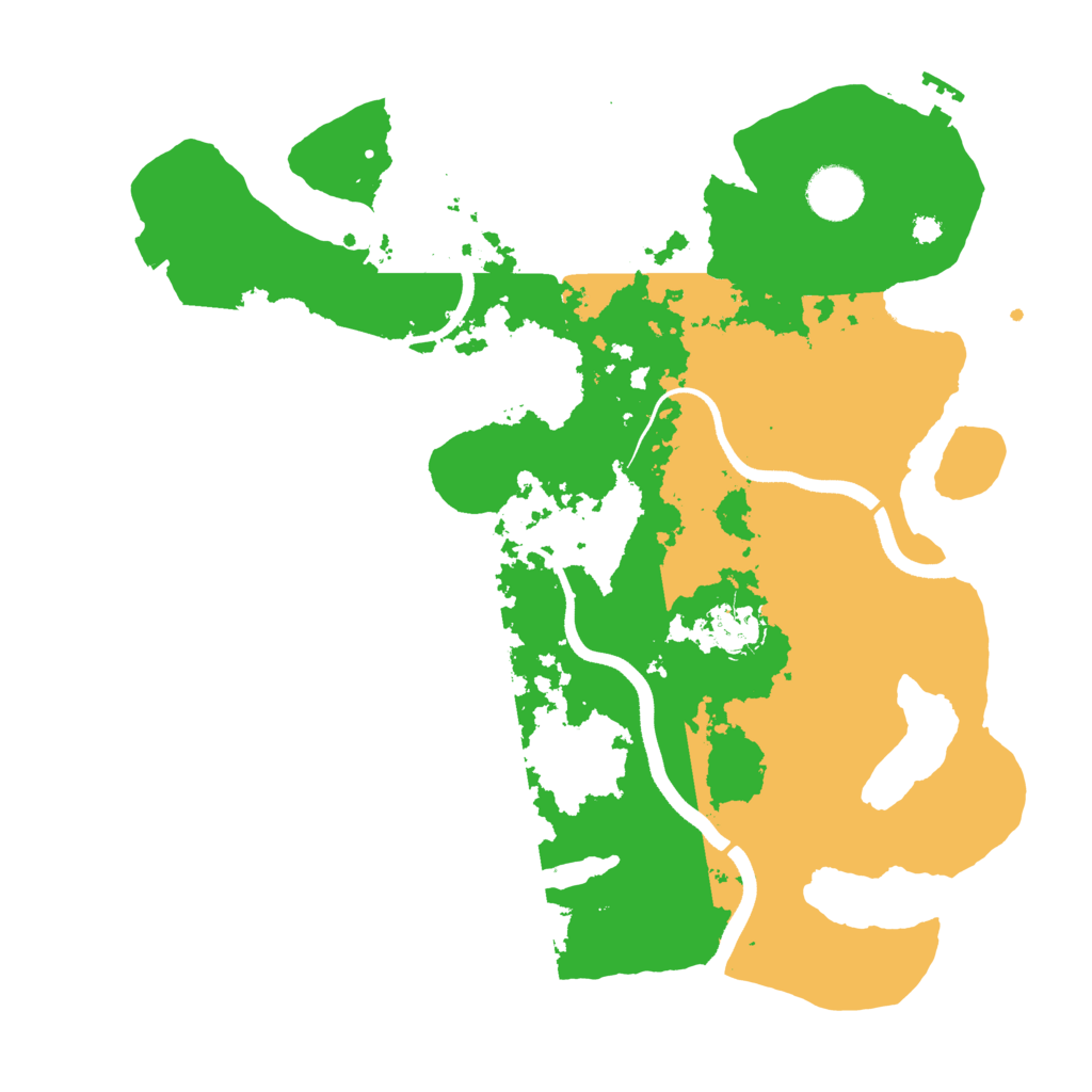 Biome Rust Map: Procedural Map, Size: 3500, Seed: 234513852