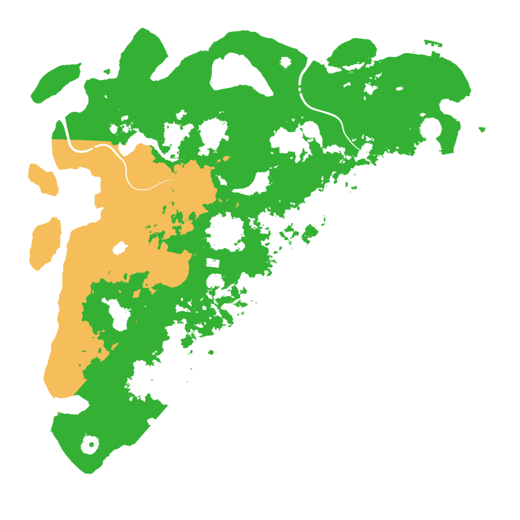 Biome Rust Map: Procedural Map, Size: 4250, Seed: 369369