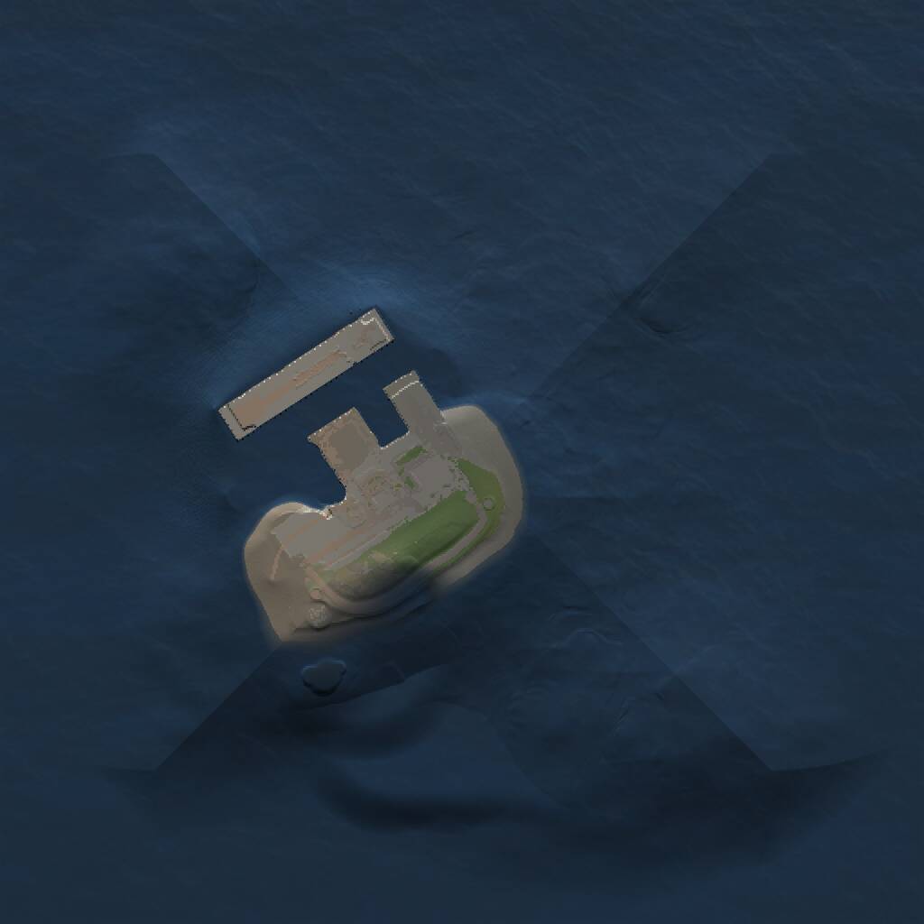 Rust Map: Procedural Map, Size: 1000, Seed: 1749852072, 2 Monuments