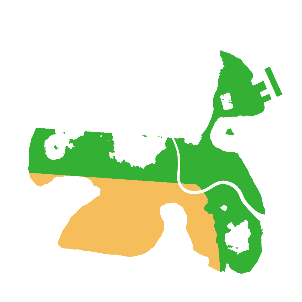 Biome Rust Map: Procedural Map, Size: 2000, Seed: 206739914