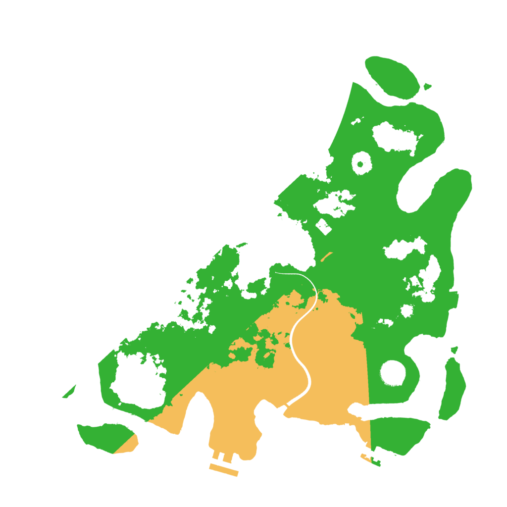 Biome Rust Map: Procedural Map, Size: 3500, Seed: 1712412769