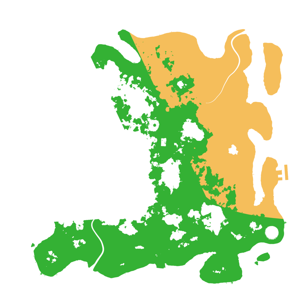 Biome Rust Map: Procedural Map, Size: 4000, Seed: 1595153998