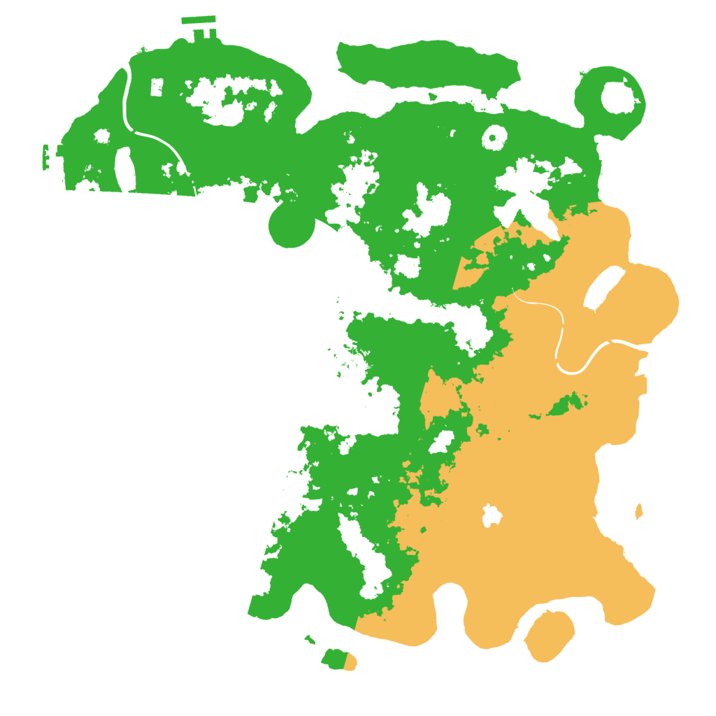 Biome Rust Map: Procedural Map, Size: 4250, Seed: 26980