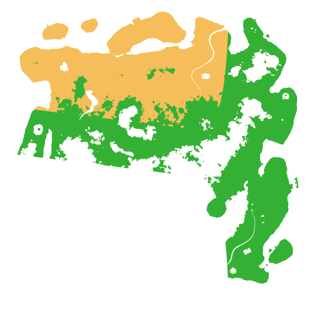 Biome Rust Map: Procedural Map, Size: 4500, Seed: 962873944