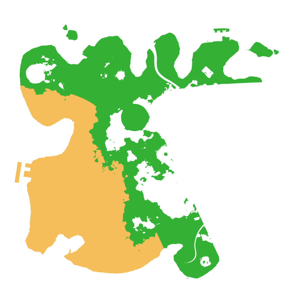 Biome Rust Map: Procedural Map, Size: 3000, Seed: 327471355