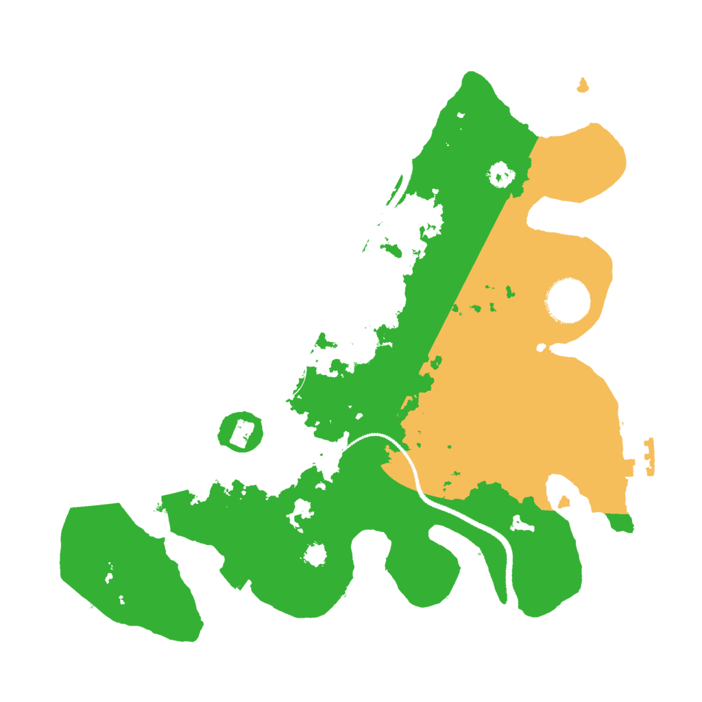 Biome Rust Map: Procedural Map, Size: 2800, Seed: 892221786