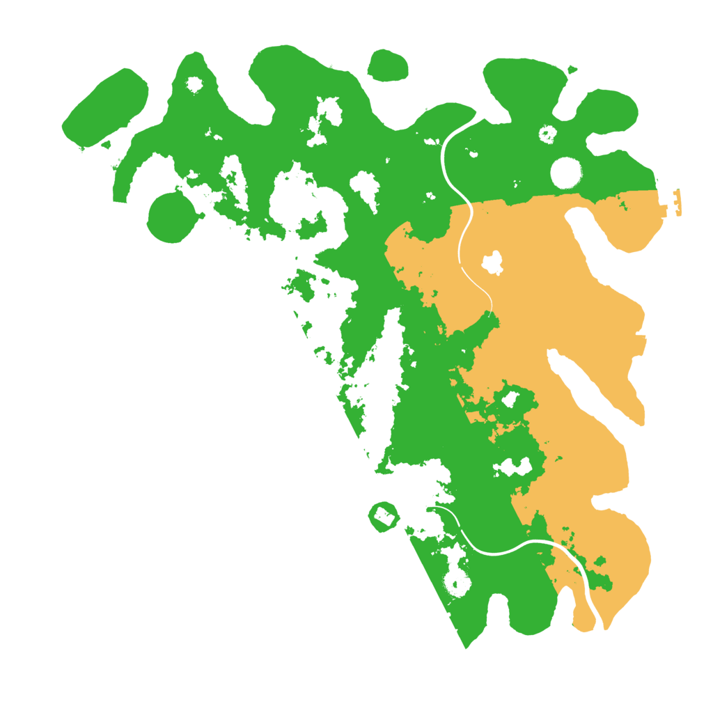 Biome Rust Map: Procedural Map, Size: 4000, Seed: 842