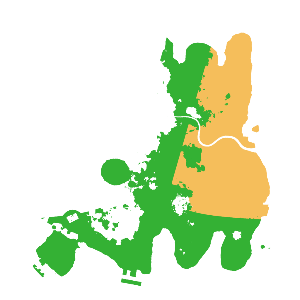 Biome Rust Map: Procedural Map, Size: 3000, Seed: 1057826382