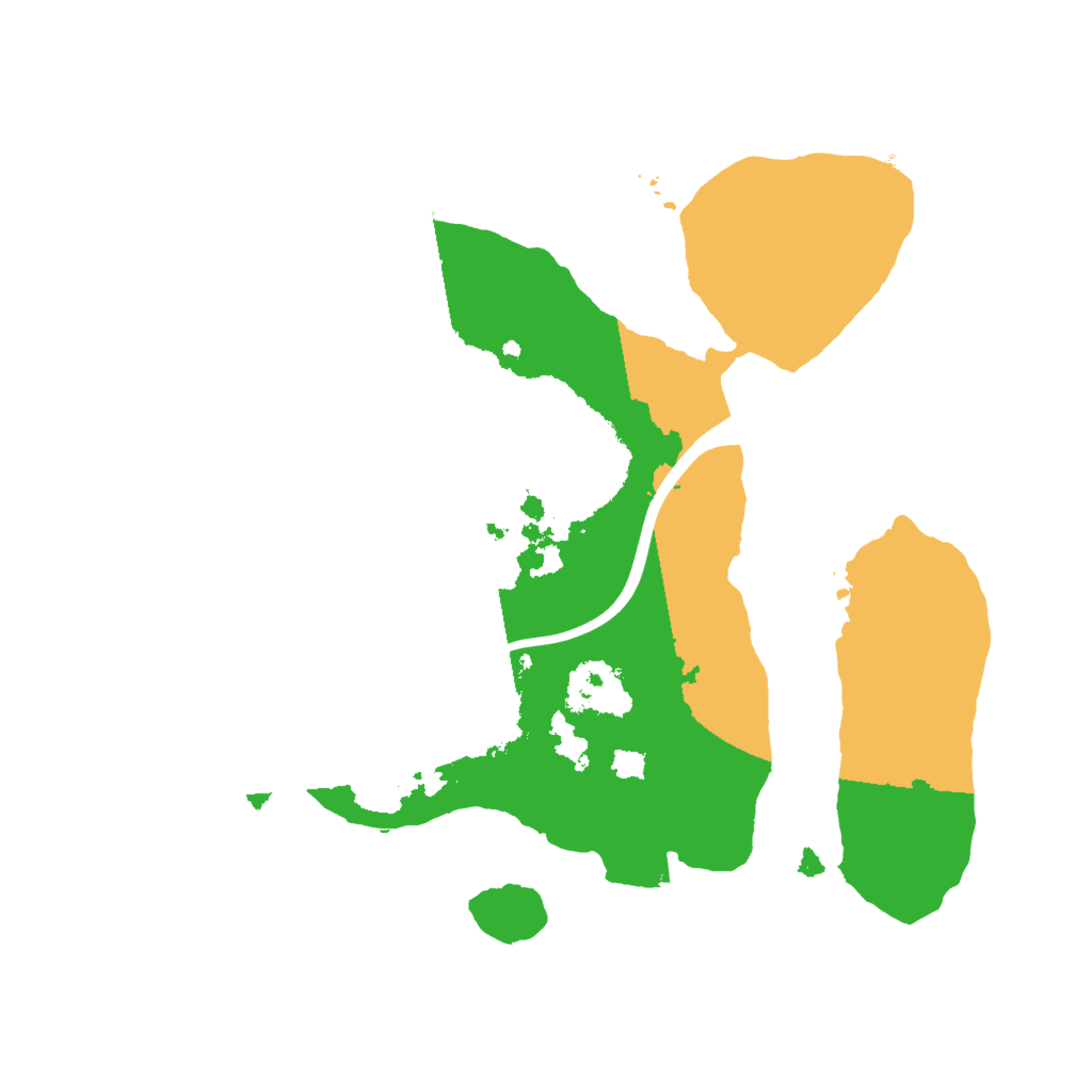 Biome Rust Map: Procedural Map, Size: 2000, Seed: 708894071