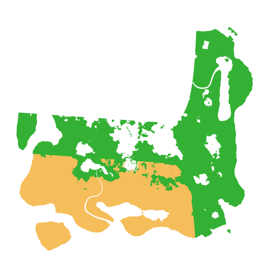 Biome Rust Map: Procedural Map, Size: 3500, Seed: 554581294