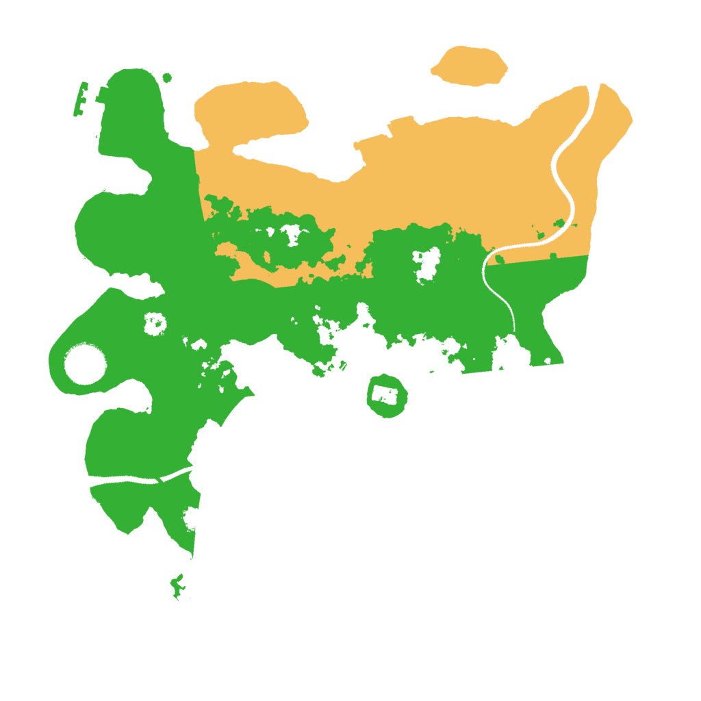 Biome Rust Map: Procedural Map, Size: 3000, Seed: 33236