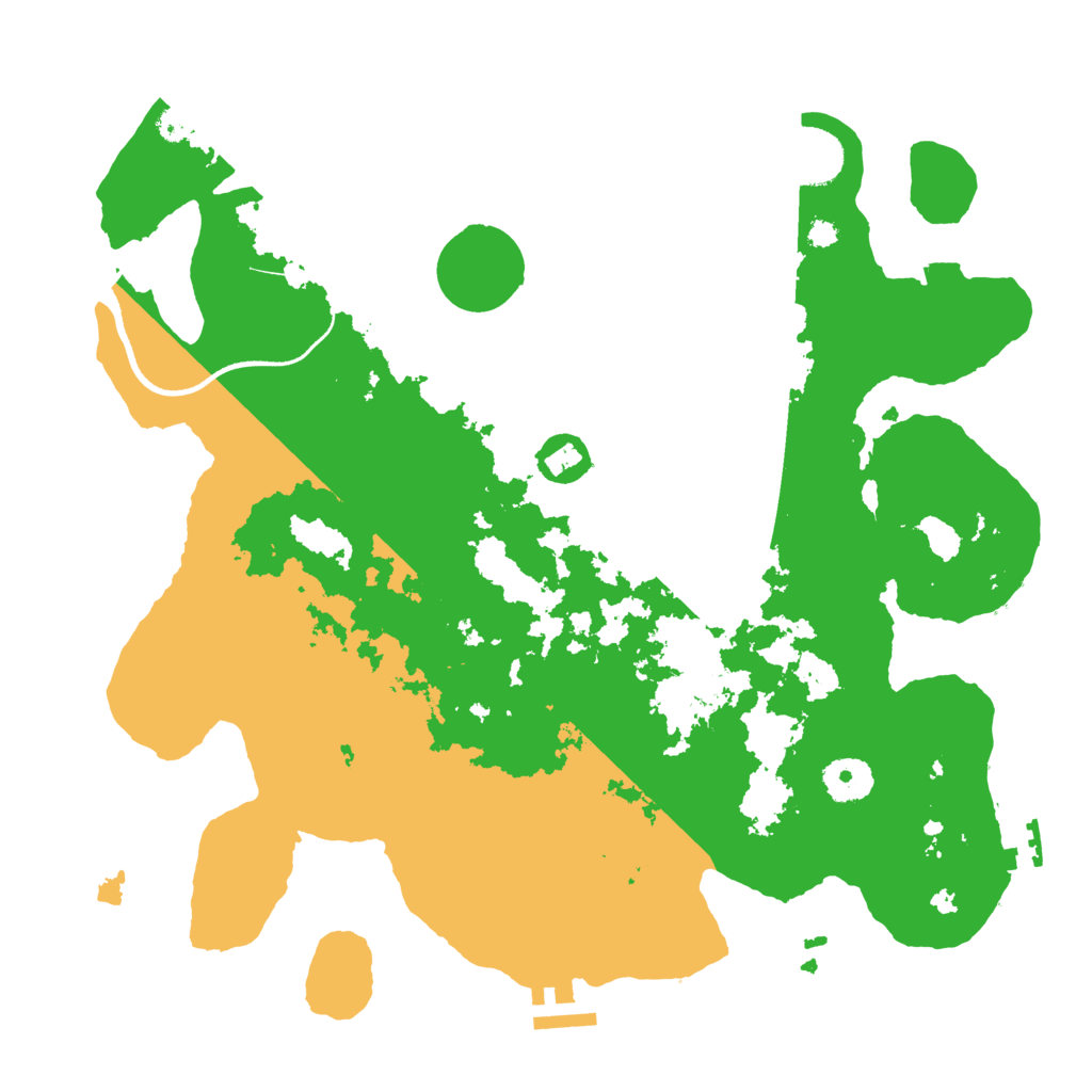 Biome Rust Map: Procedural Map, Size: 3500, Seed: 905864332