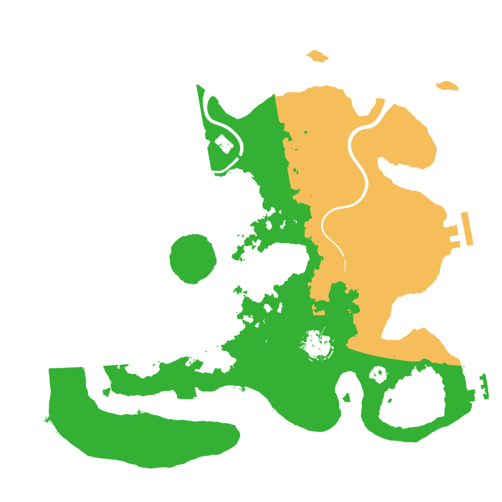 Biome Rust Map: Procedural Map, Size: 3000, Seed: 1553663463