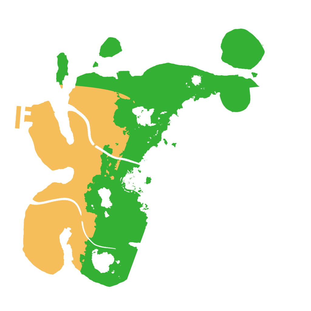 Biome Rust Map: Procedural Map, Size: 2800, Seed: 1335007759