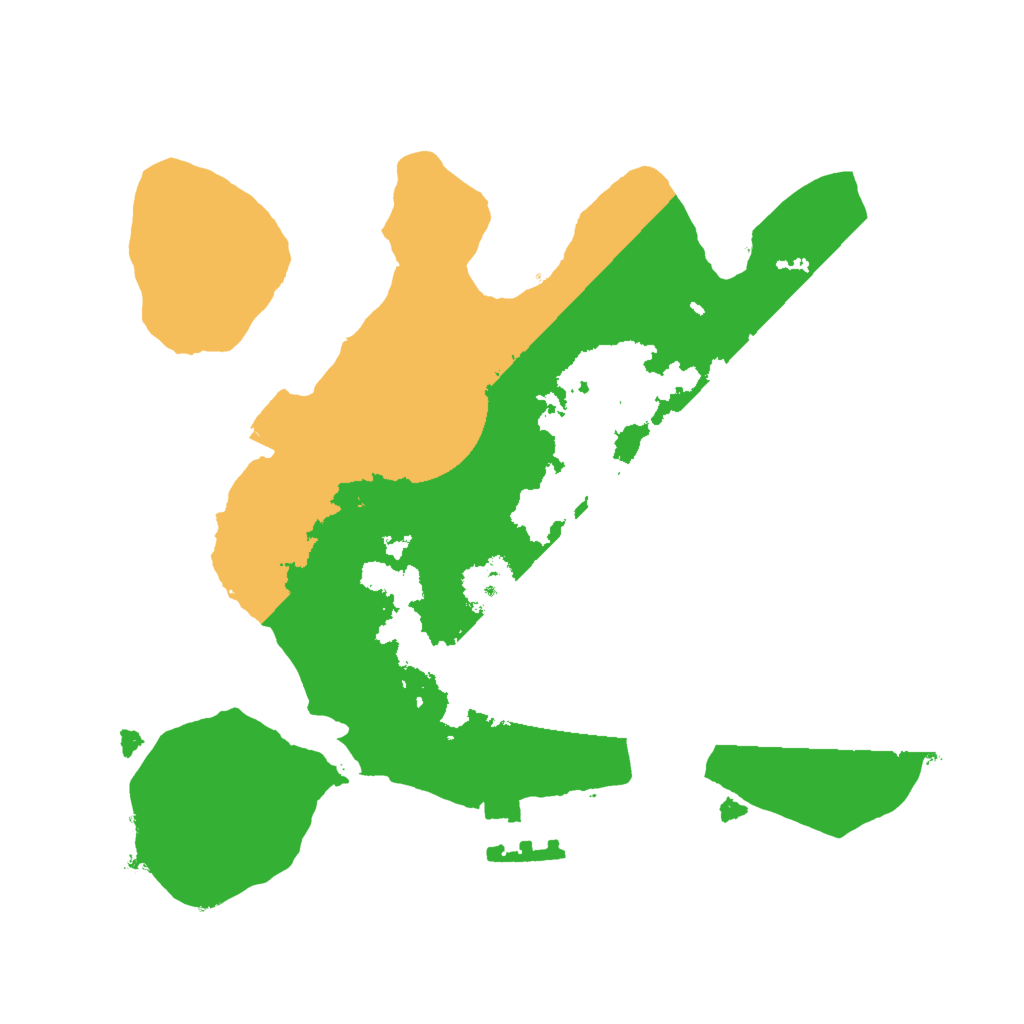 Biome Rust Map: Procedural Map, Size: 2000, Seed: 611187