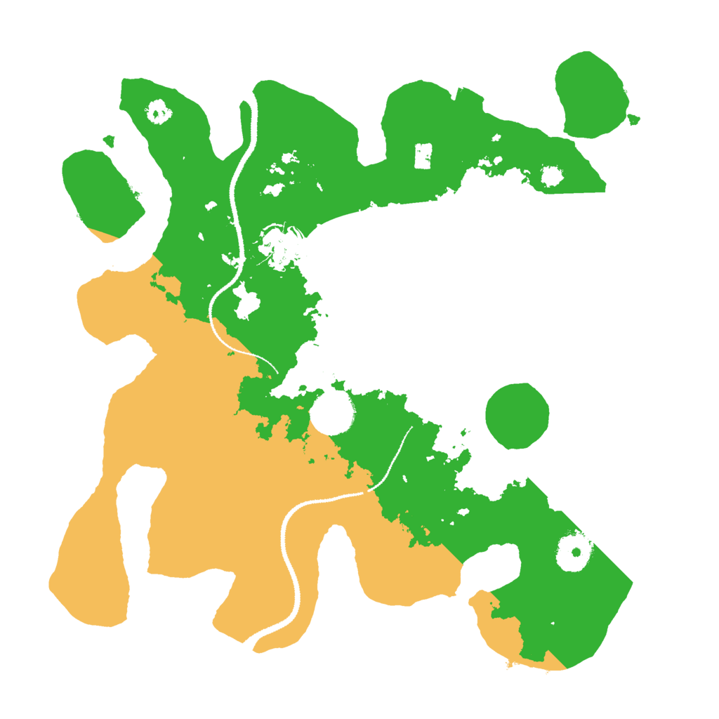 Biome Rust Map: Procedural Map, Size: 3000, Seed: 1041138031