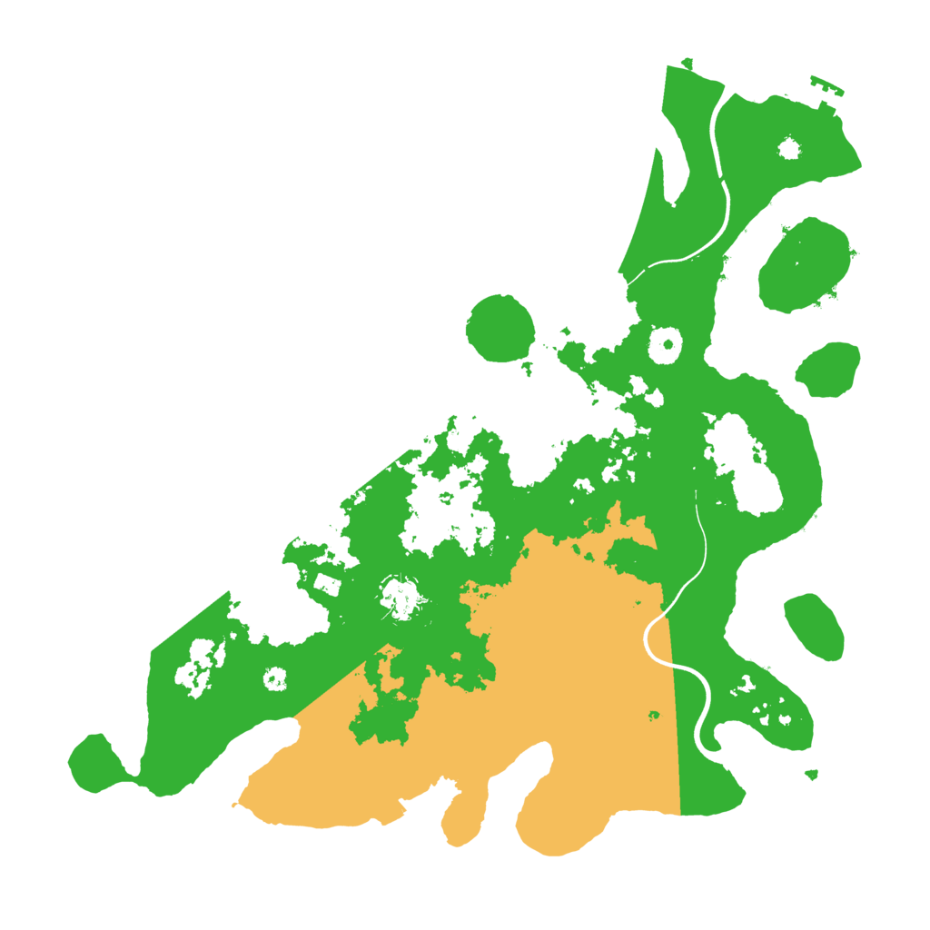 Biome Rust Map: Procedural Map, Size: 3850, Seed: 2037408120