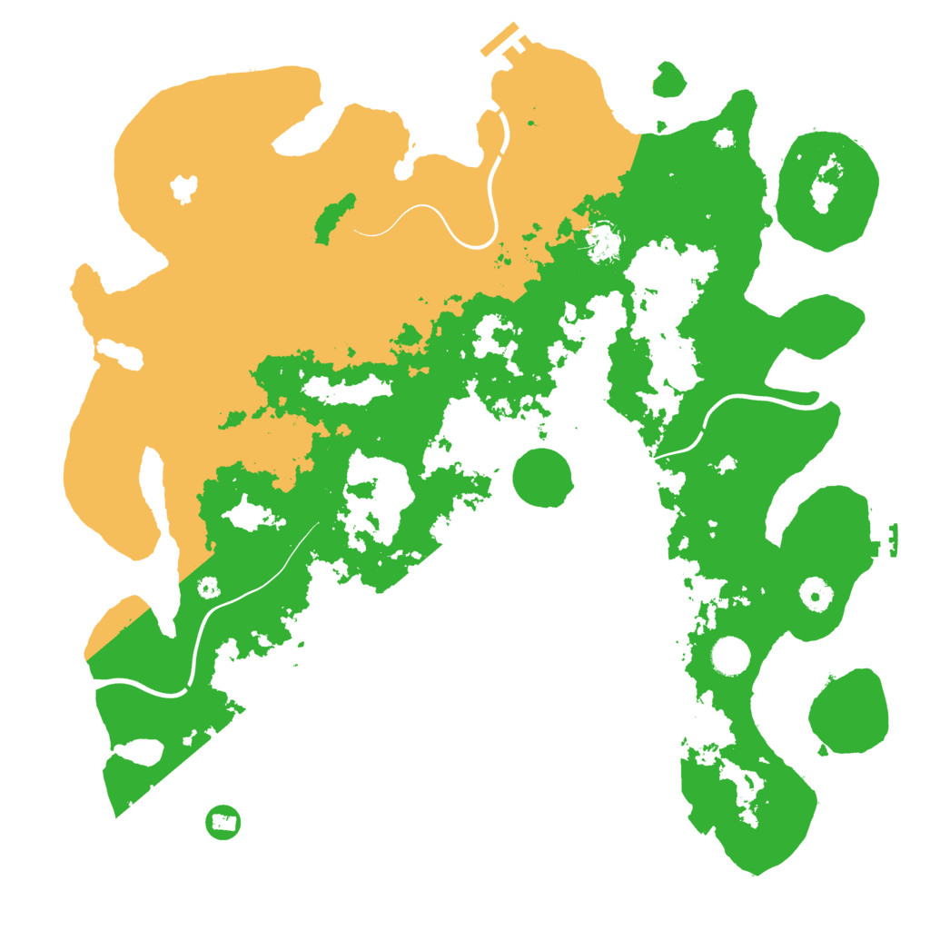 Biome Rust Map: Procedural Map, Size: 4200, Seed: 1363096089
