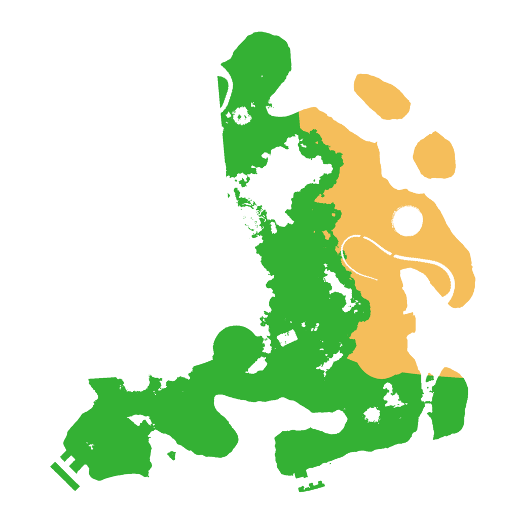 Biome Rust Map: Procedural Map, Size: 3000, Seed: 2888