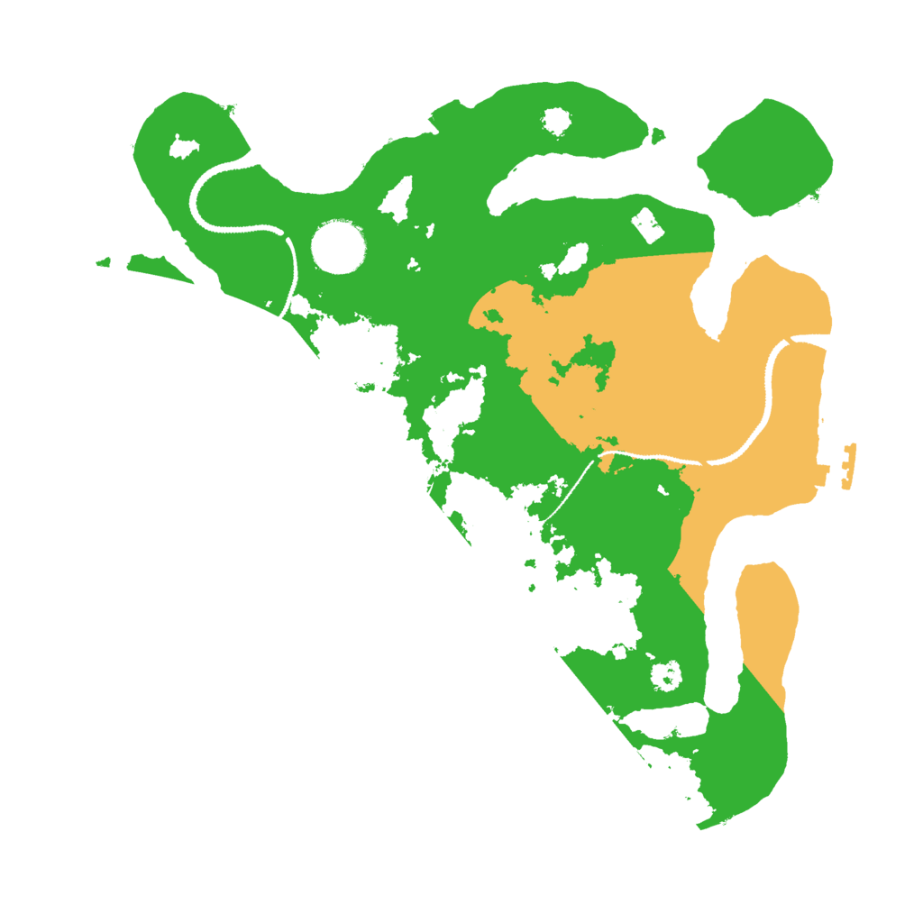 Biome Rust Map: Procedural Map, Size: 3000, Seed: 1249634733