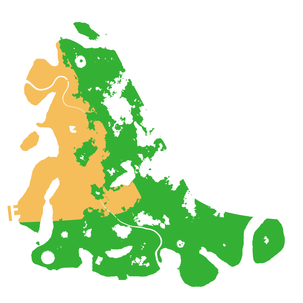 Biome Rust Map: Procedural Map, Size: 4000, Seed: 1823010534