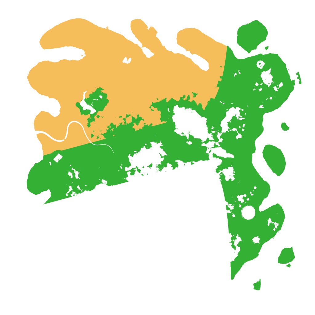 Biome Rust Map: Procedural Map, Size: 4000, Seed: 990140003