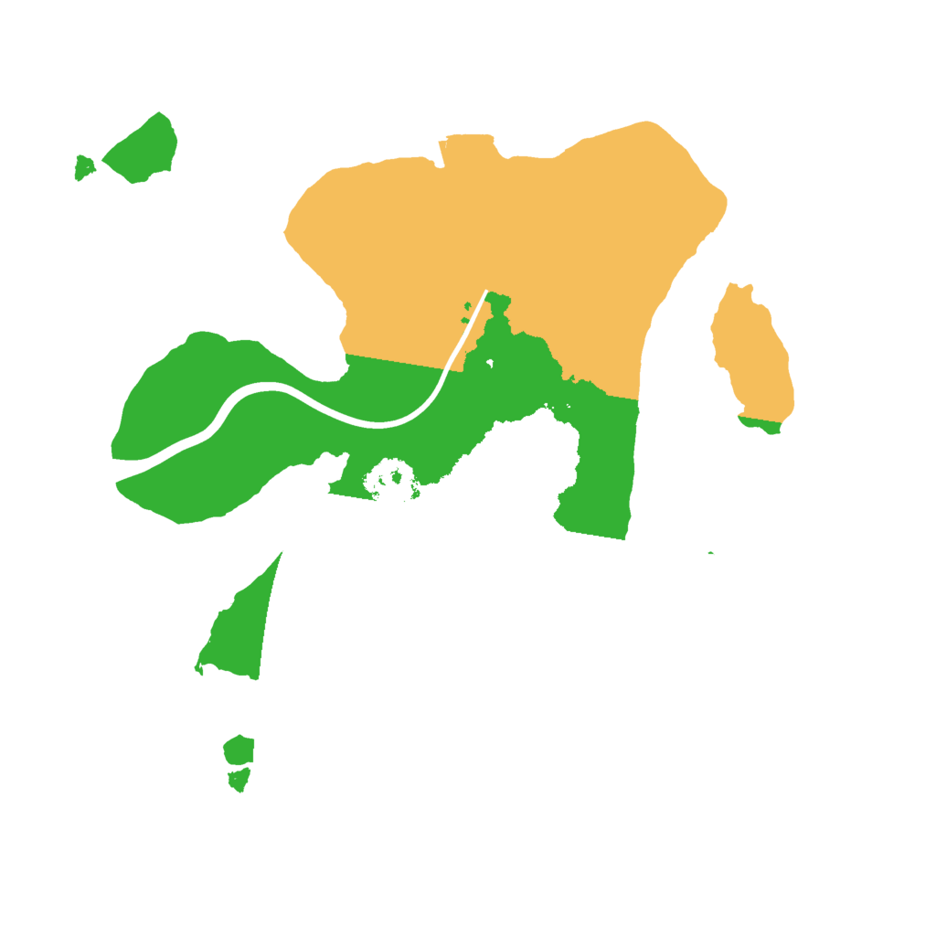 Biome Rust Map: Procedural Map, Size: 2000, Seed: 1119638098