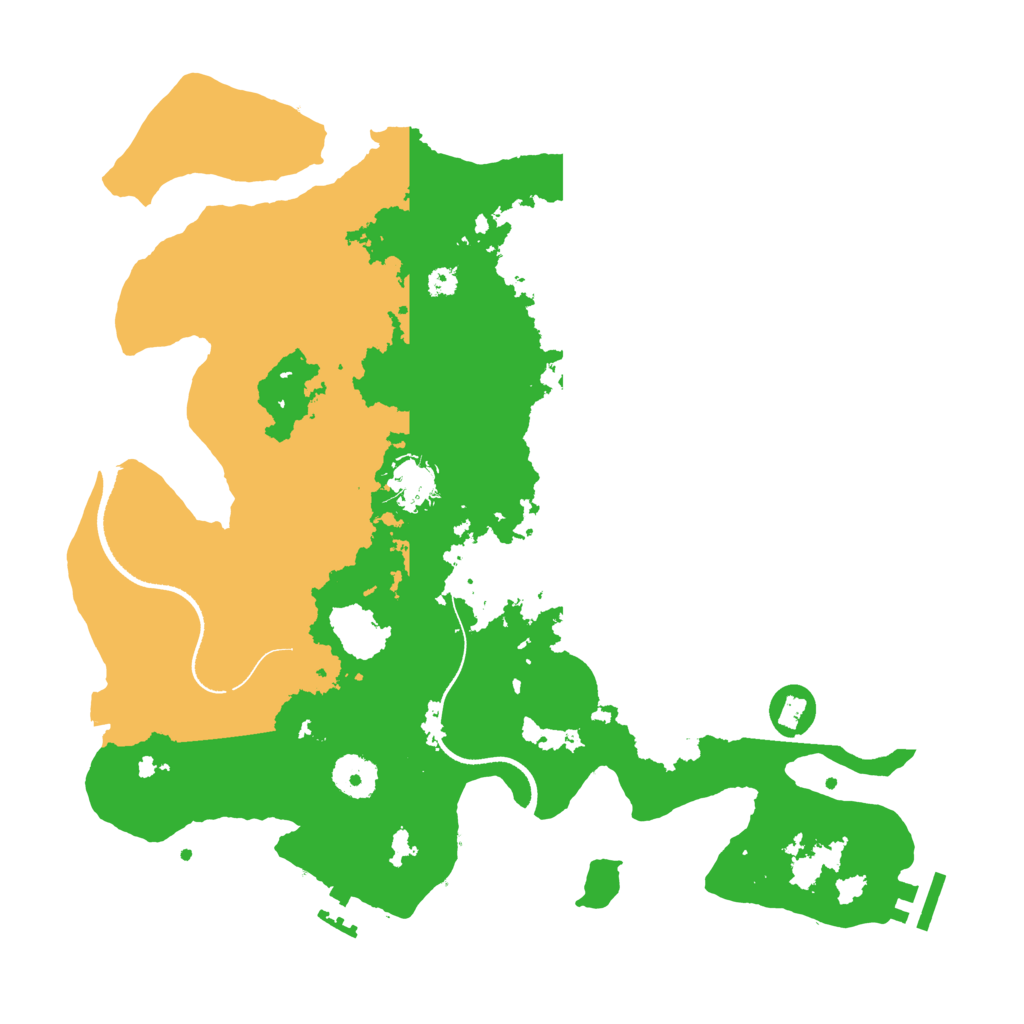 Biome Rust Map: Procedural Map, Size: 3500, Seed: 2060385679