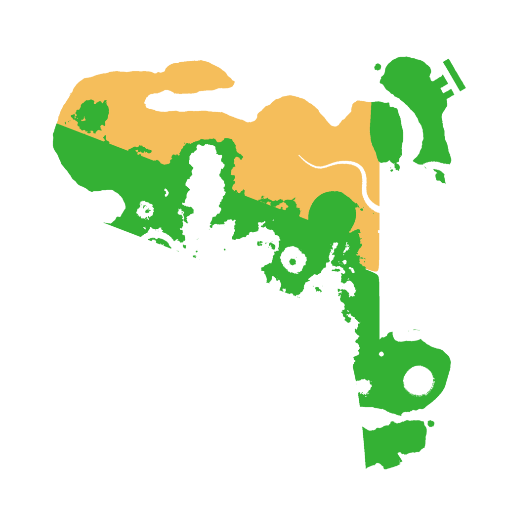 Biome Rust Map: Procedural Map, Size: 3000, Seed: 5370164