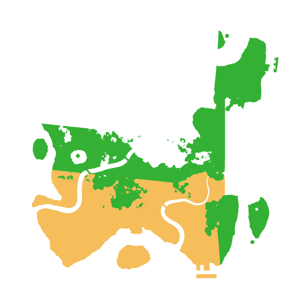 Biome Rust Map: Procedural Map, Size: 3000, Seed: 5650