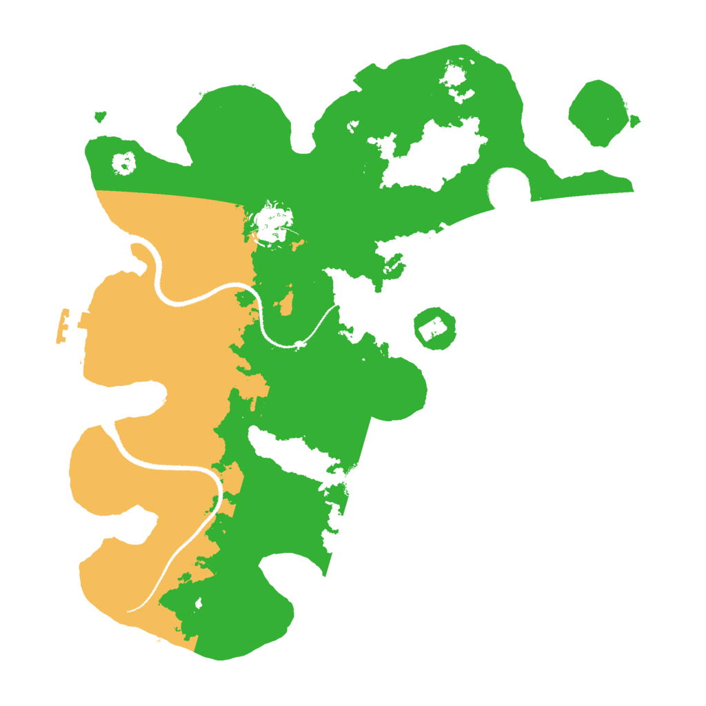 Biome Rust Map: Procedural Map, Size: 3000, Seed: 792402221