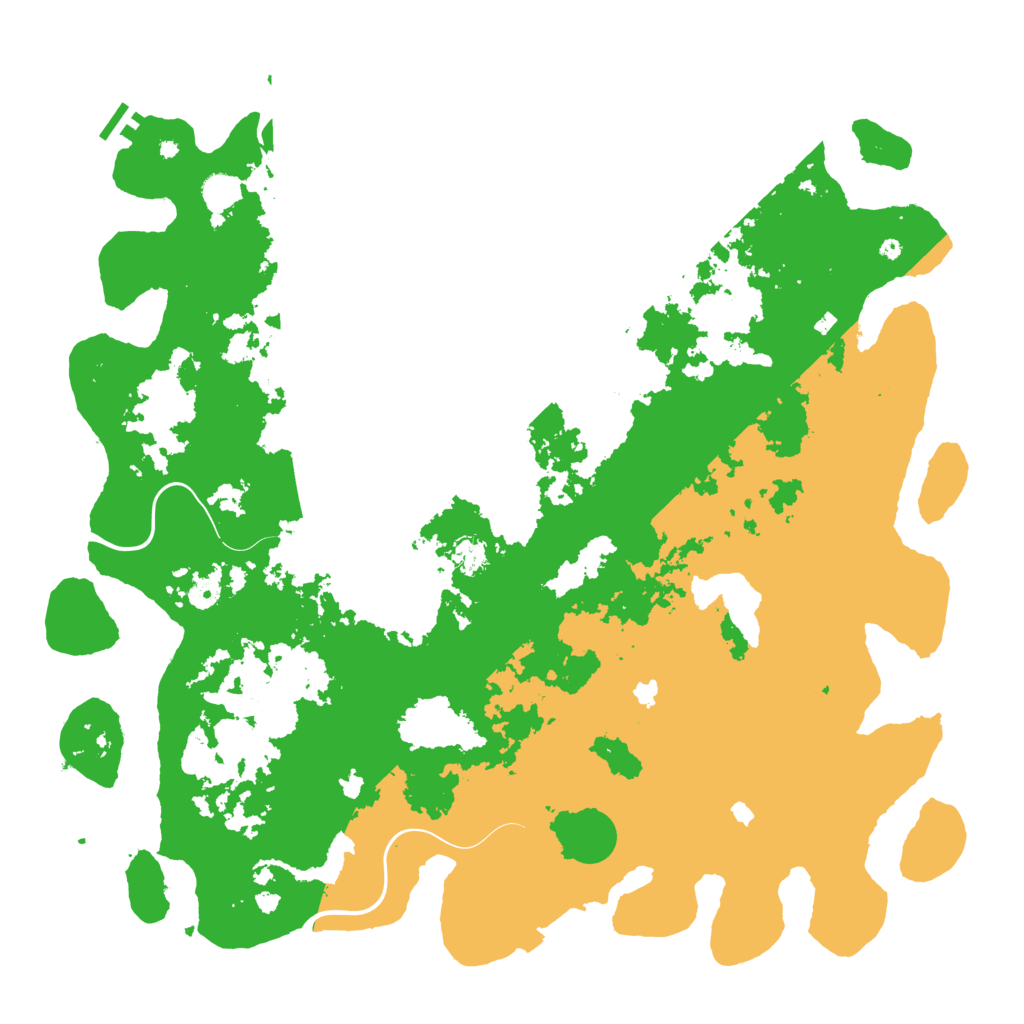 Biome Rust Map: Procedural Map, Size: 5000, Seed: 6540654