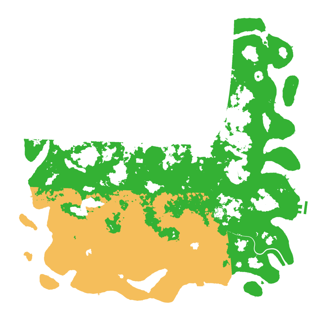 Biome Rust Map: Procedural Map, Size: 5000, Seed: 197562197