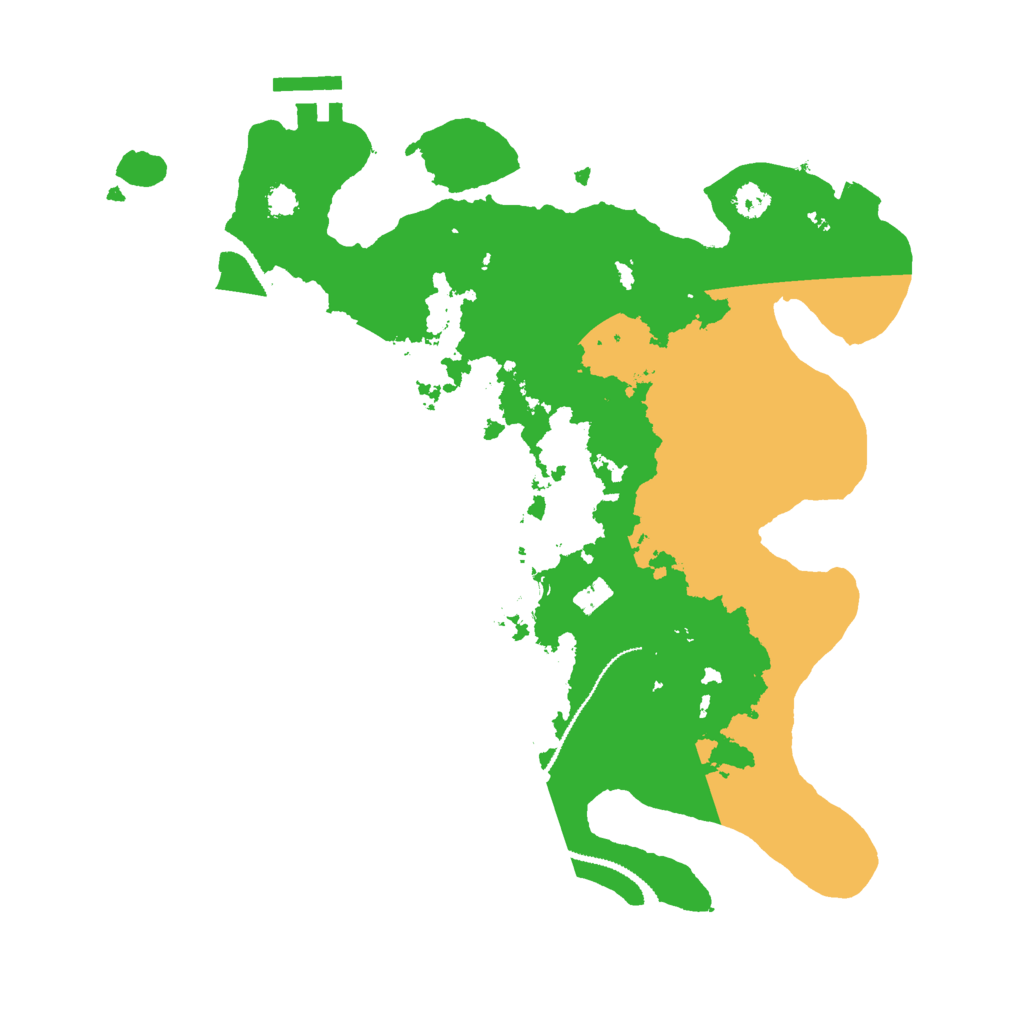 Biome Rust Map: Procedural Map, Size: 3000, Seed: 535190548