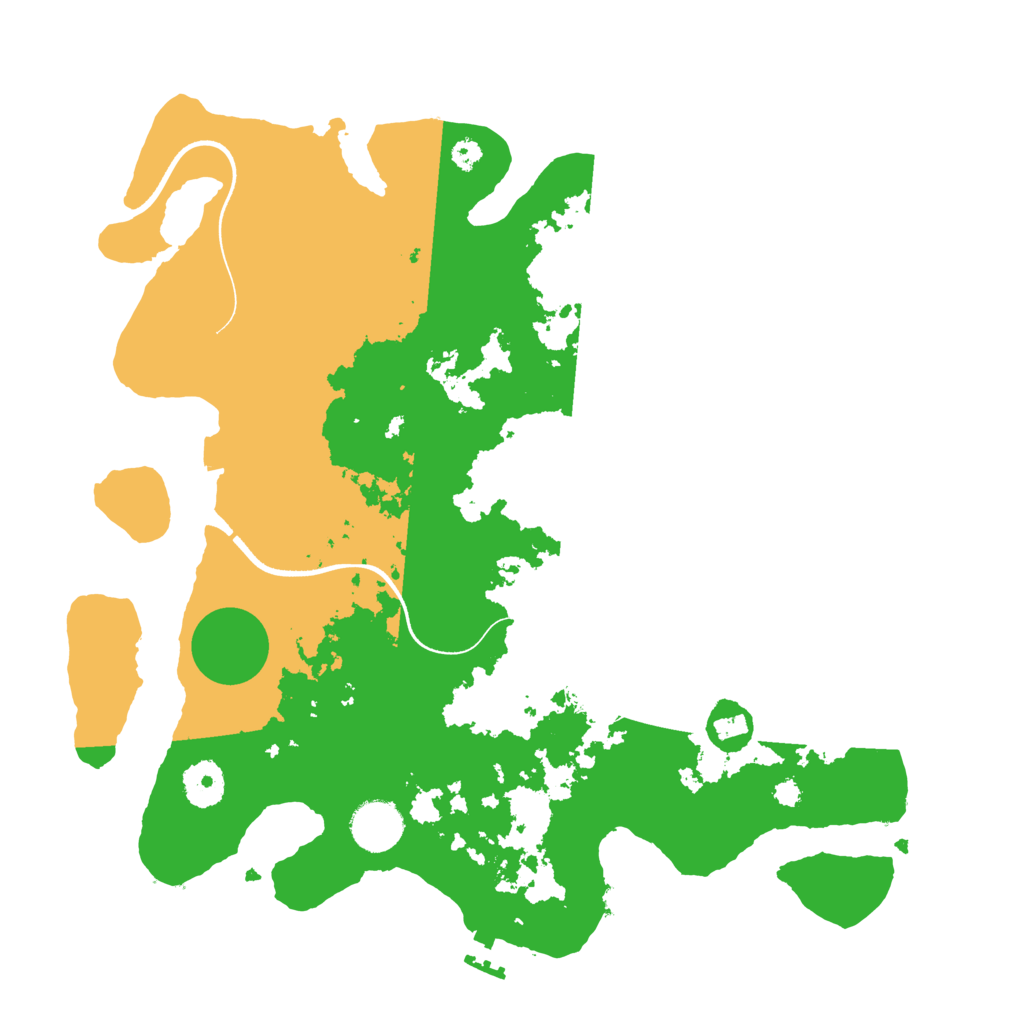 Biome Rust Map: Procedural Map, Size: 3500, Seed: 2010019482