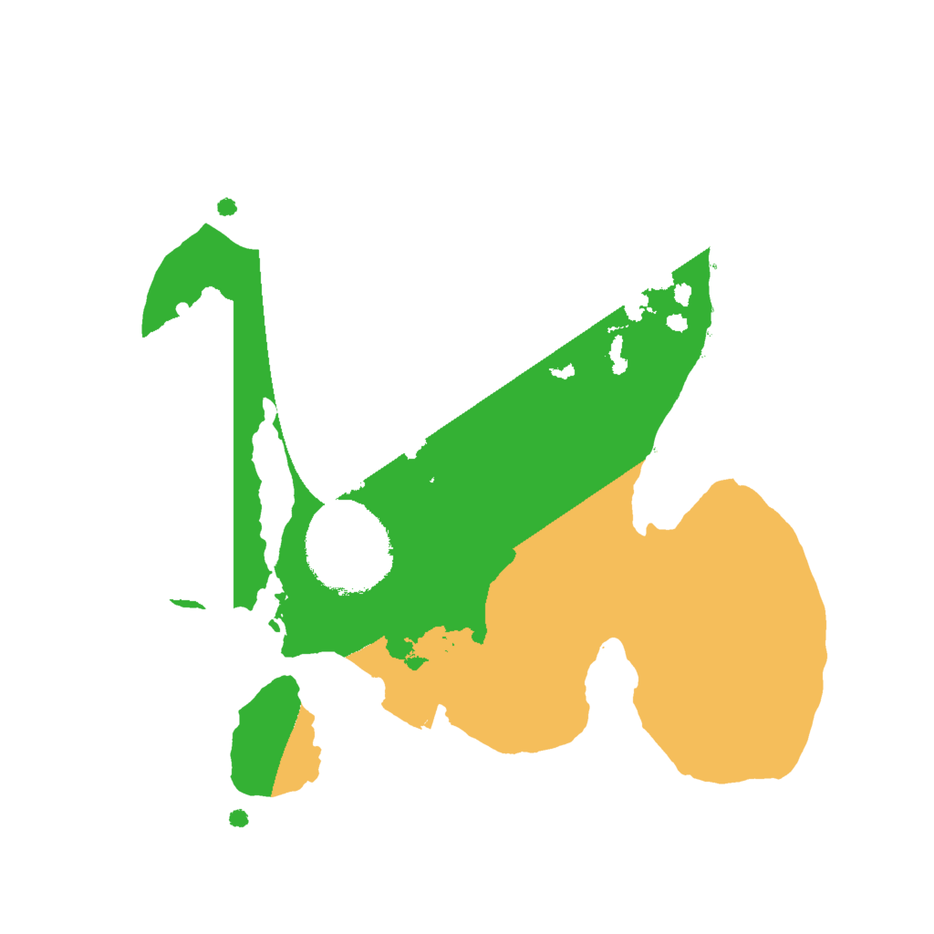 Biome Rust Map: Procedural Map, Size: 2000, Seed: 1714670997