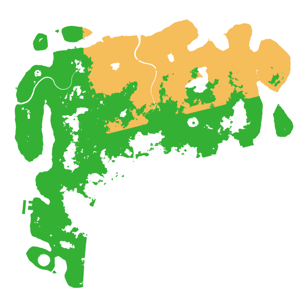 Biome Rust Map: Procedural Map, Size: 4500, Seed: 1255101937