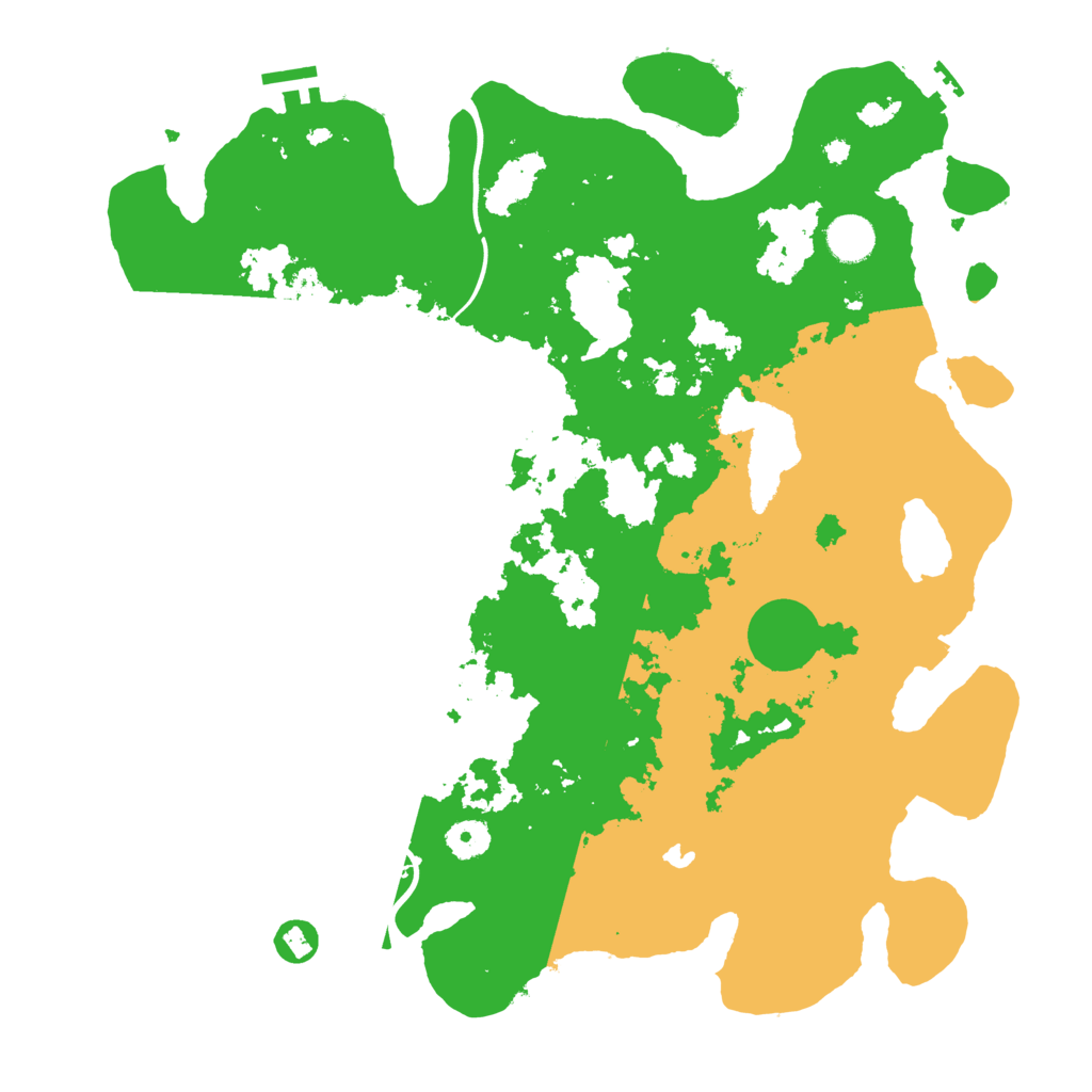 Biome Rust Map: Procedural Map, Size: 4000, Seed: 542390498