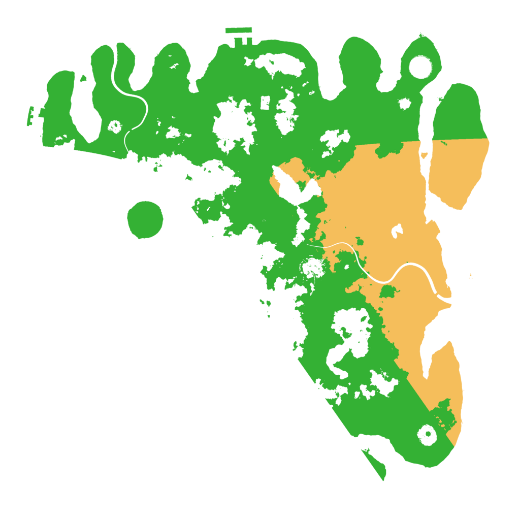 Biome Rust Map: Procedural Map, Size: 4000, Seed: 544363463