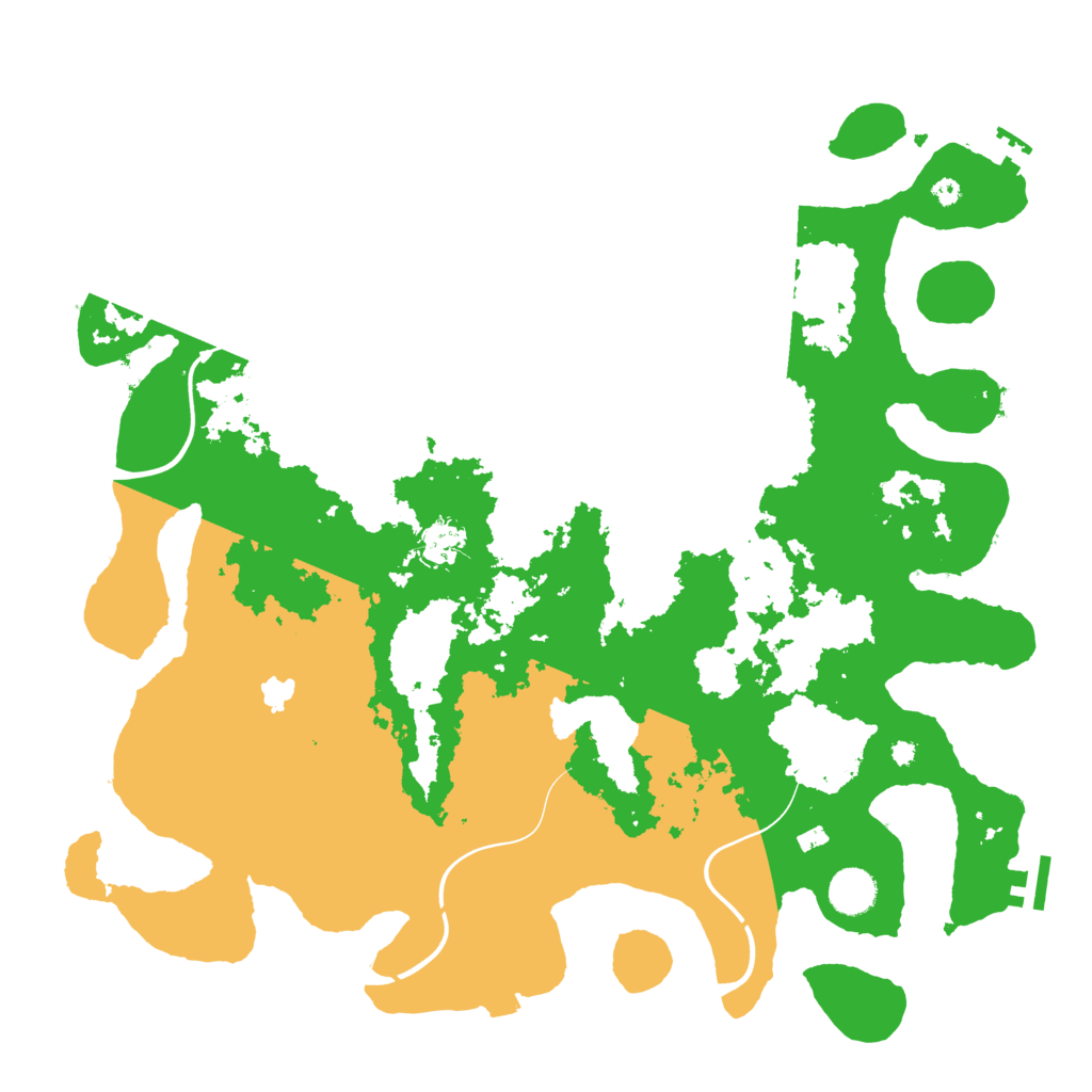 Biome Rust Map: Procedural Map, Size: 4050, Seed: 1144541827
