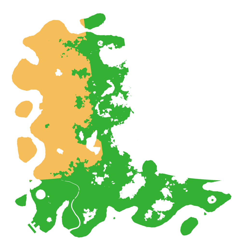 Biome Rust Map: Procedural Map, Size: 4500, Seed: 1062092728