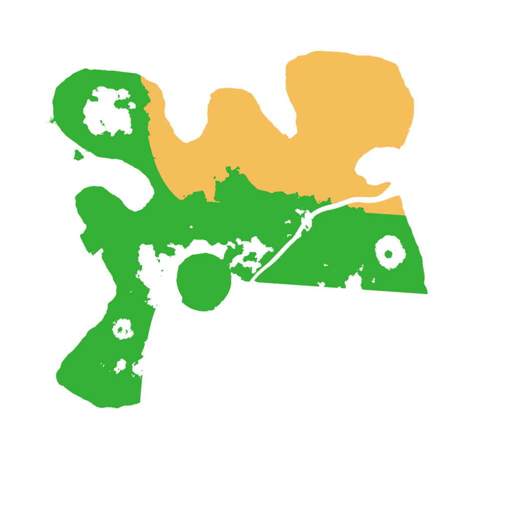 Biome Rust Map: Procedural Map, Size: 2500, Seed: 47960
