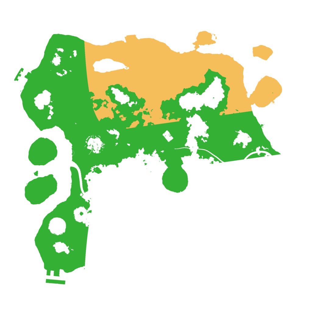 Biome Rust Map: Procedural Map, Size: 3250, Seed: 18719856