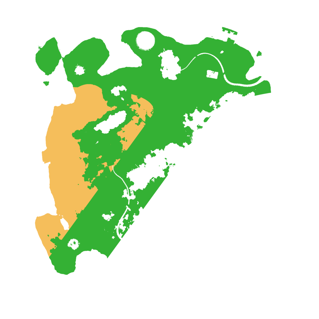 Biome Rust Map: Procedural Map, Size: 3000, Seed: 11624