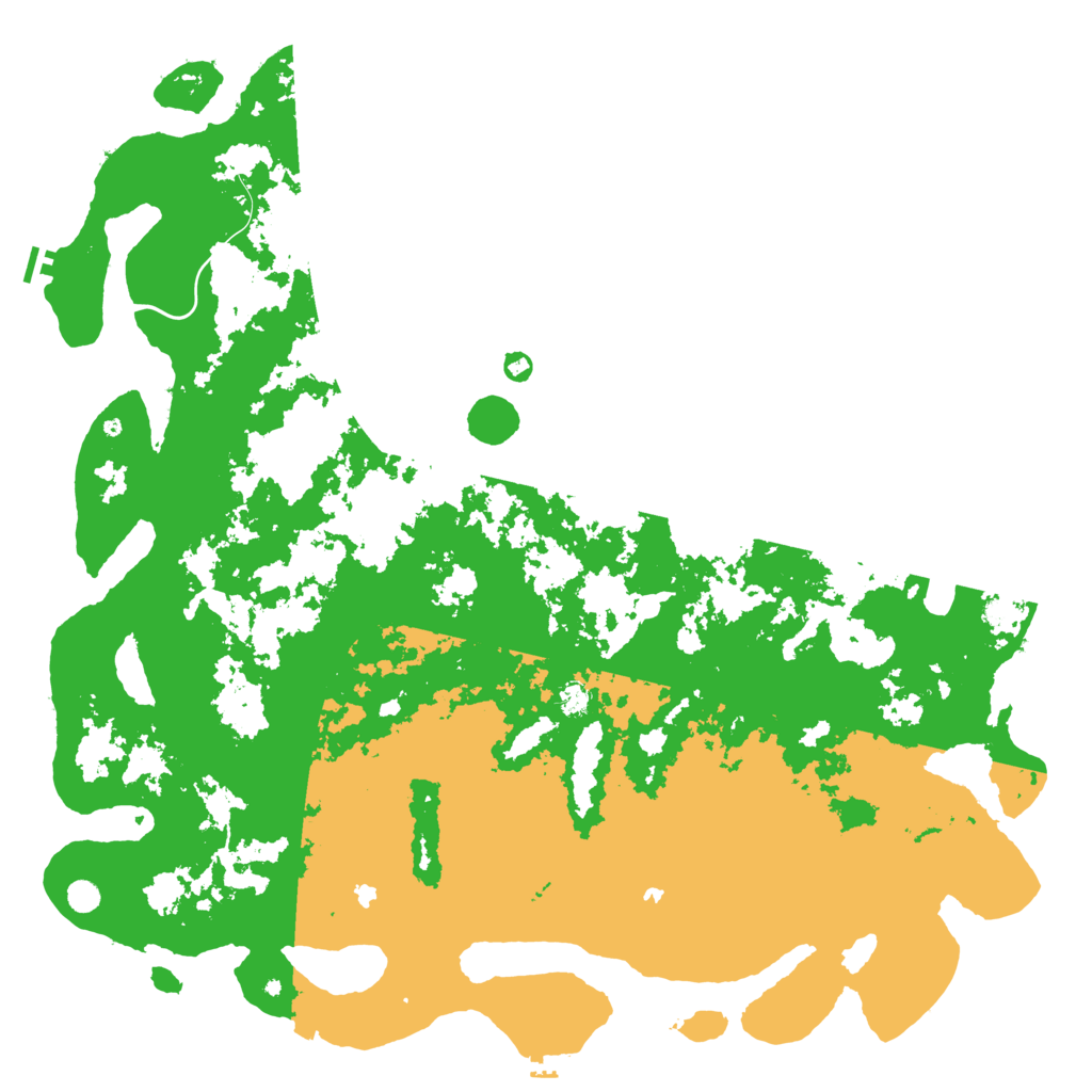 Biome Rust Map: Procedural Map, Size: 6000, Seed: 232777171
