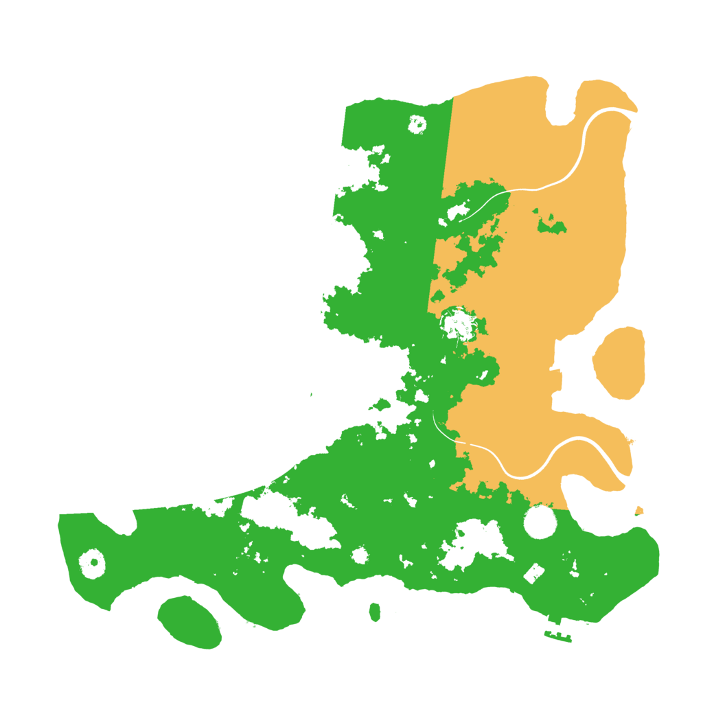 Biome Rust Map: Procedural Map, Size: 3800, Seed: 1851400009