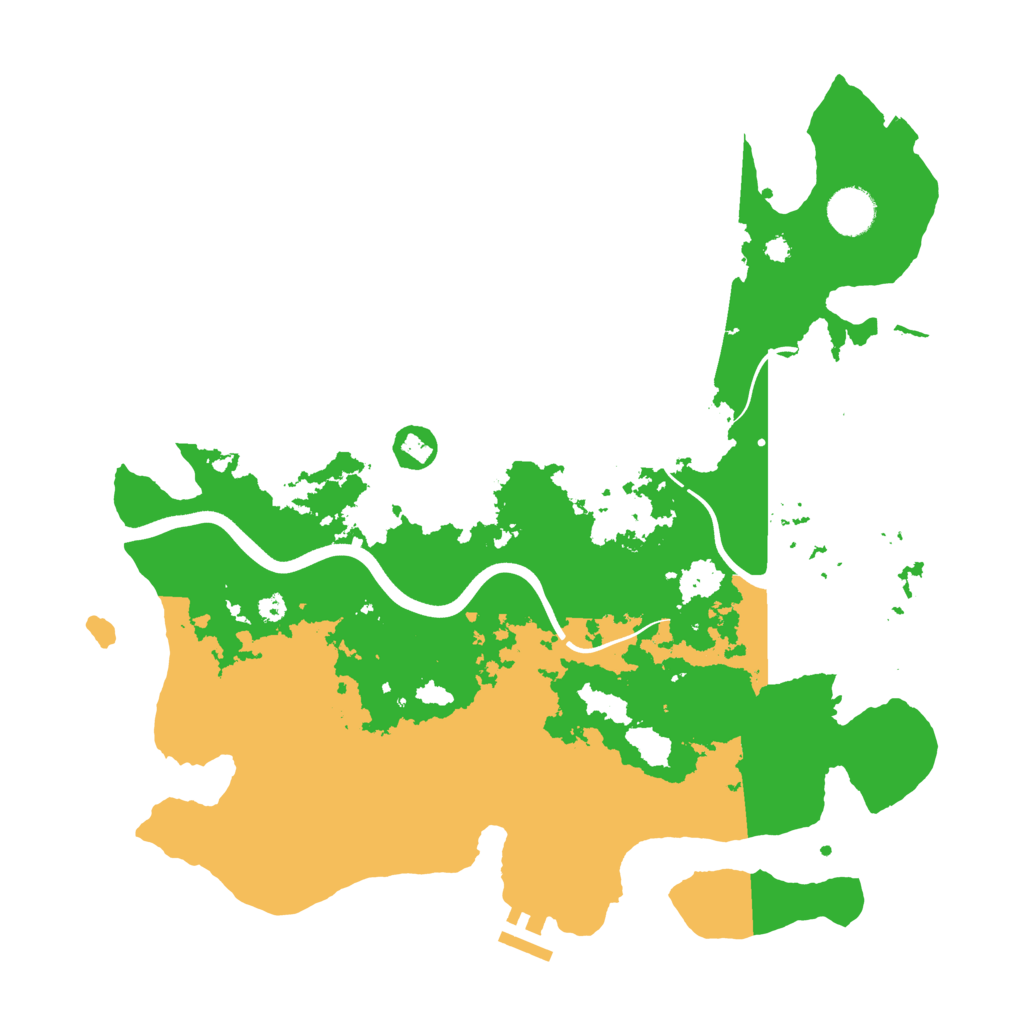 Biome Rust Map: Procedural Map, Size: 3750, Seed: 155077119