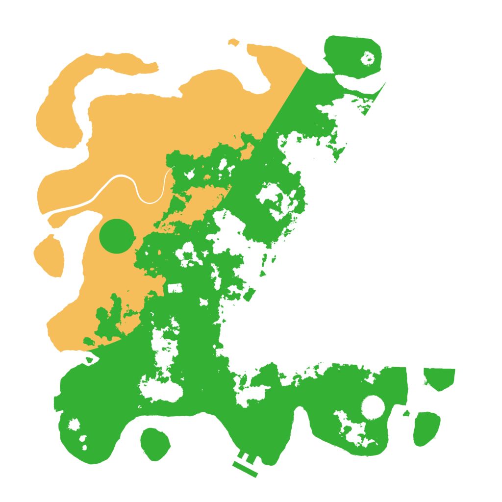 Biome Rust Map: Procedural Map, Size: 3800, Seed: 41234242