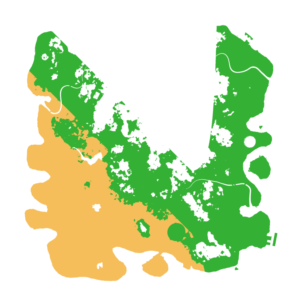Biome Rust Map: Procedural Map, Size: 4500, Seed: 678875417